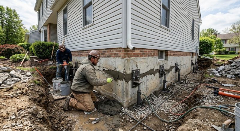 Basement Foundation Repair in Gibsonville, NC