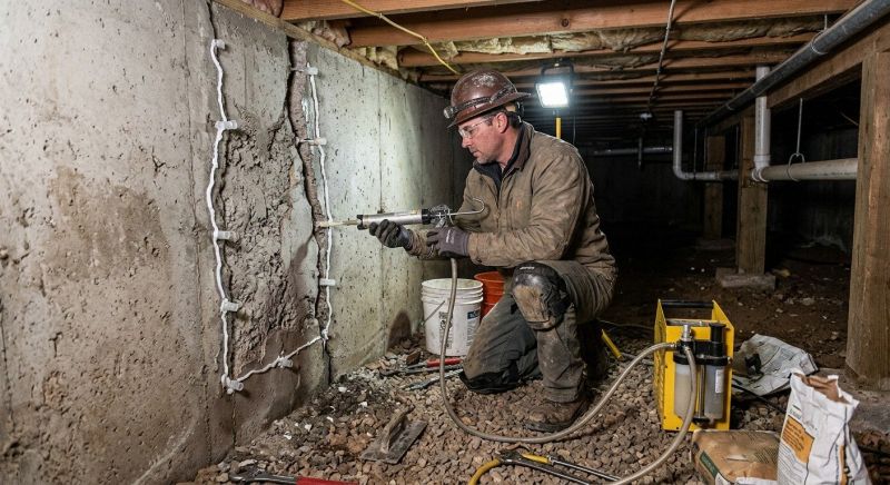 Basement Foundation Repair in Summerfield, NC