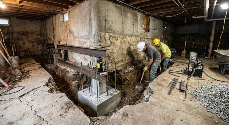 Basement Underpinning in Greensboro, NC