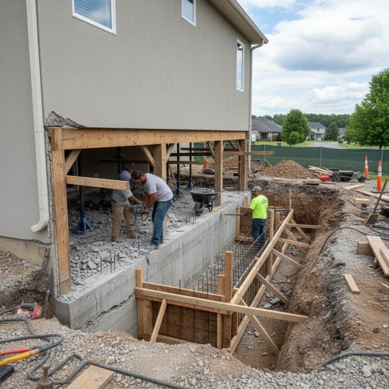 Building Foundation Repair in Browns Summit, NC