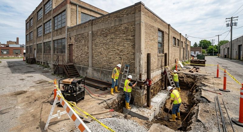 Building Foundation Repair in Colfax, NC