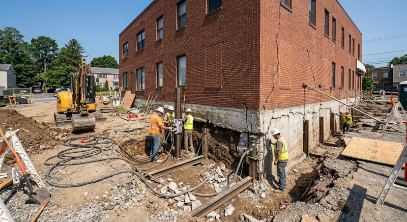 Building Foundation Repair in Greensboro, NC