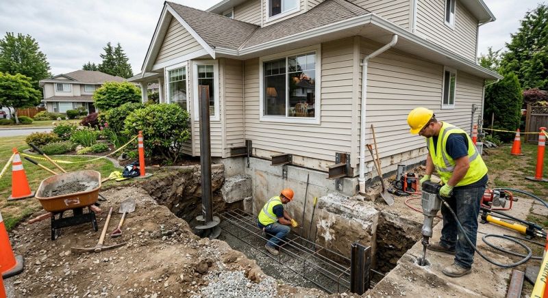 Building Foundation Repair in Oak Ridge, NC