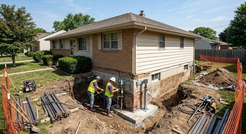 Building Foundation Repair in Reidsville, NC
