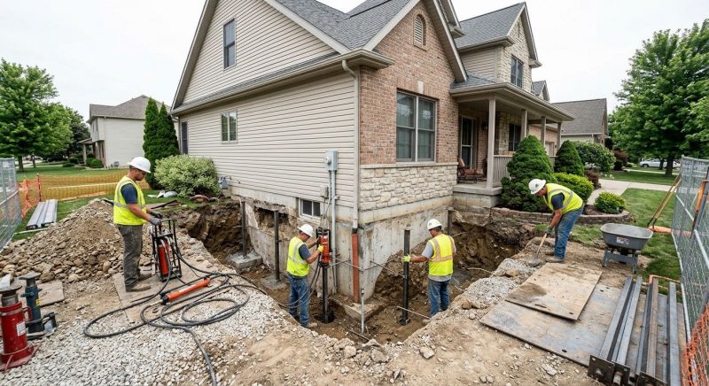 Building Foundation Repair in Rockingham County, NC