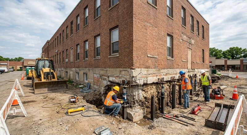 Commercial Foundation Repair in Greensboro, NC