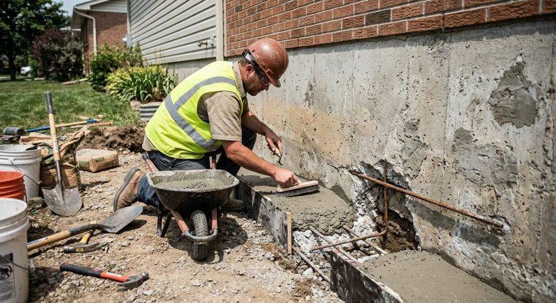 Concrete Foundation Repair in Summerfield, NC