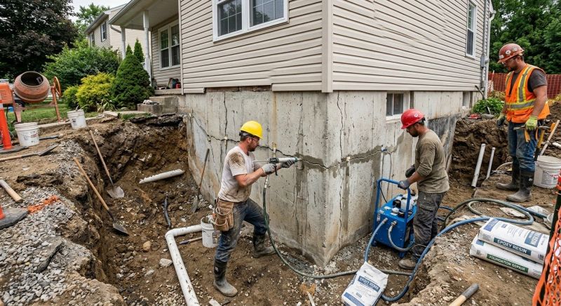 Cracked Foundation Repair in High Point, NC