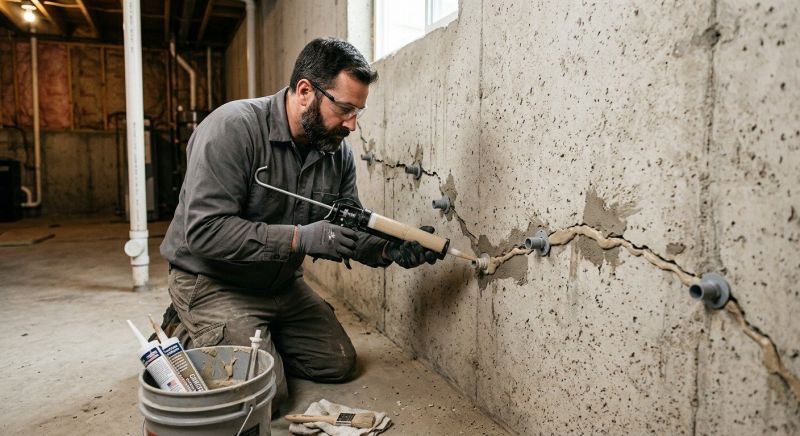 Cracked Foundation Repair in Jamestown, NC