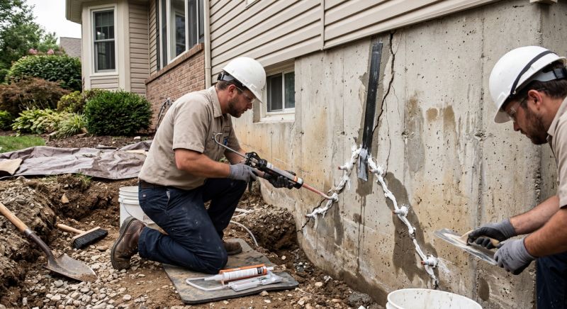 Cracked Foundation Repair in Liberty, NC