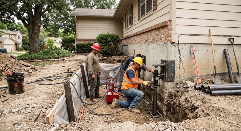 Cracked Foundation Repair in Reidsville, NC