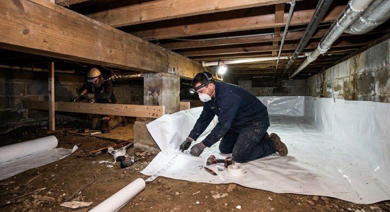 Crawl Space Leveling in Greensboro, NC