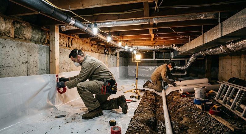 Crawl Space Leveling in Greensboro, NC