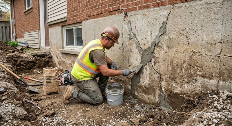 Foundation Crack Repair in Graham, NC