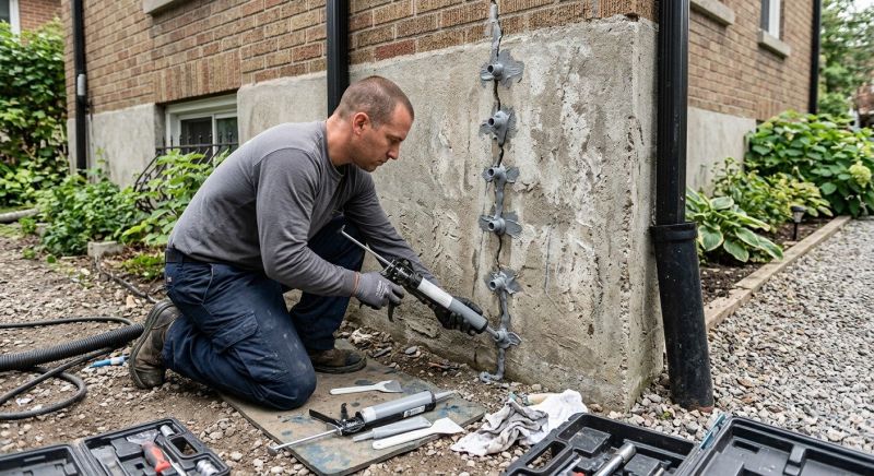 Foundation Crack Repair in Greensboro, NC