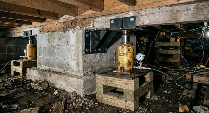 Foundation Jacking in Burlington, NC