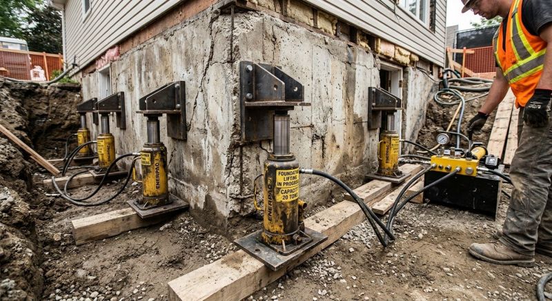 Foundation Jacking in Burlington, NC