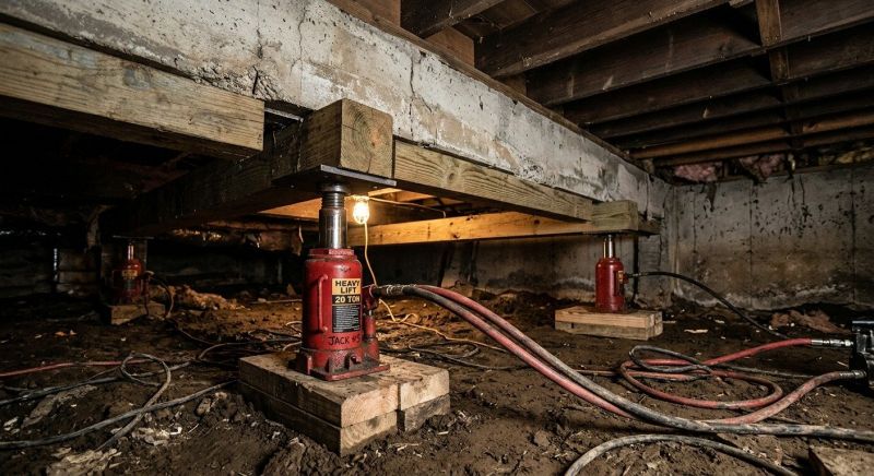 Foundation Jacking in Davidson County, NC