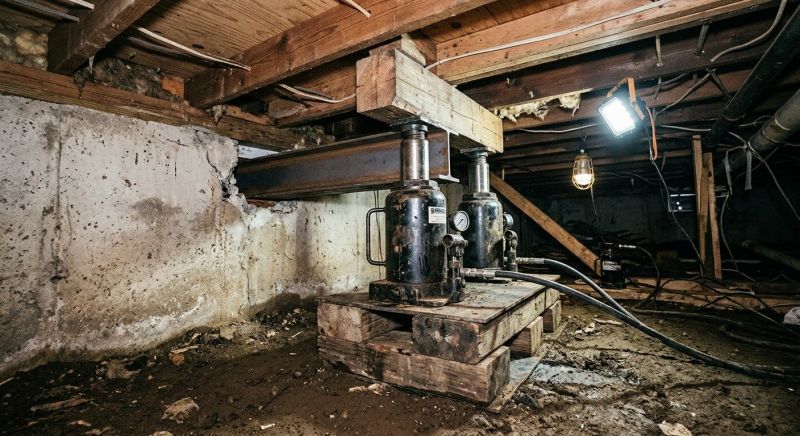 Foundation Jacking in Graham, NC