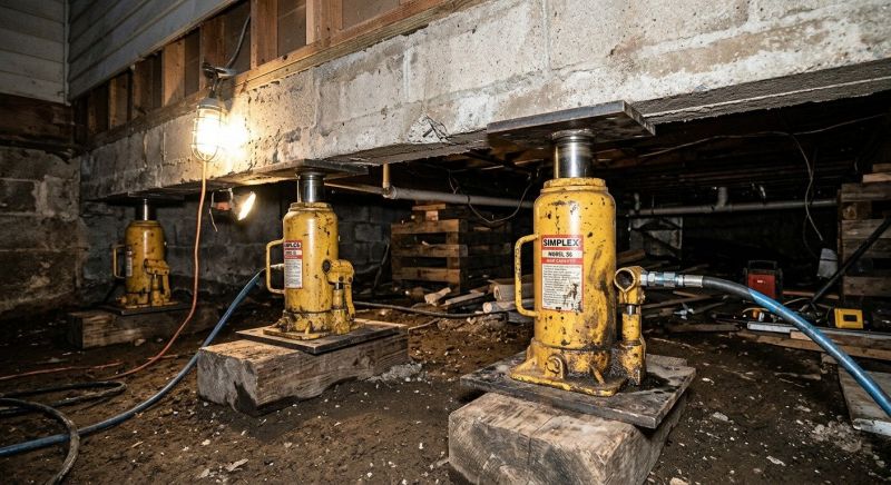Foundation Jacking in Haw River, NC