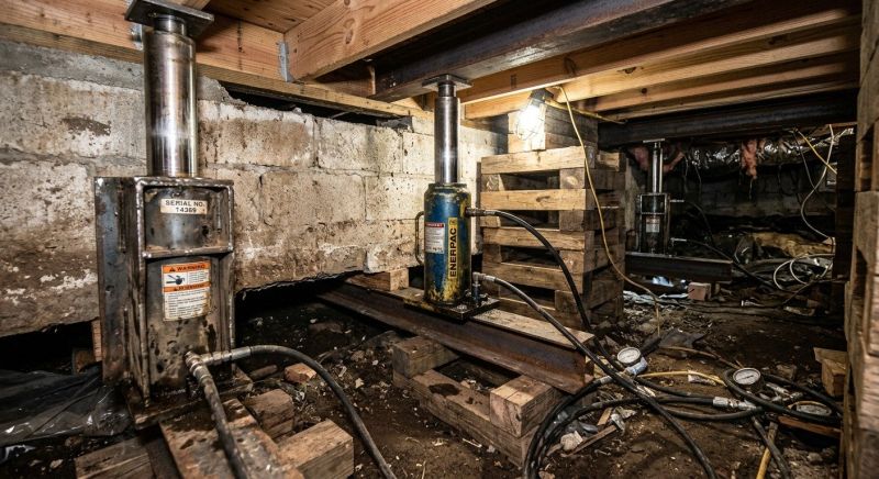 Foundation Jacking in Greensboro, NC