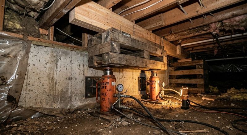 Foundation Jacking in Oak Ridge, NC