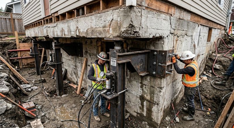 Foundation Lifting in Graham, NC