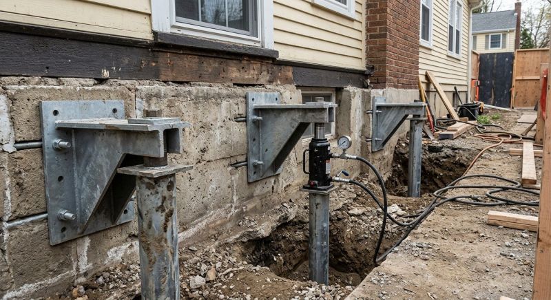Foundation Pier Leveling in Greensboro, NC