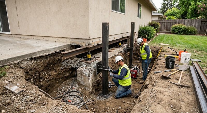 Foundation Pier Repair in Greensboro, NC