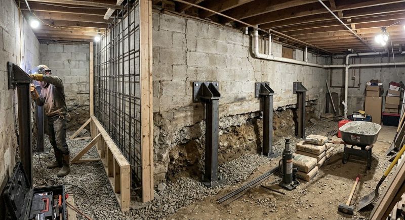 Foundation Stabilizing in Gibsonville, NC