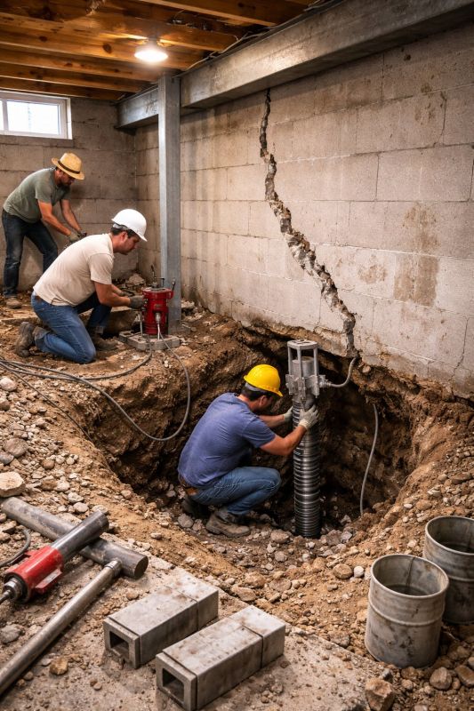 Foundation Structural Repair in Stokesdale, NC