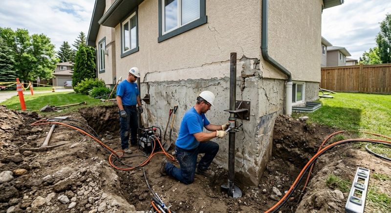 Helical Piers Installation in Greensboro, NC