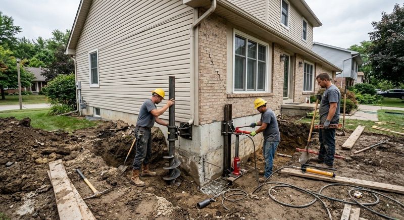 House Foundation Repair in Browns Summit, NC