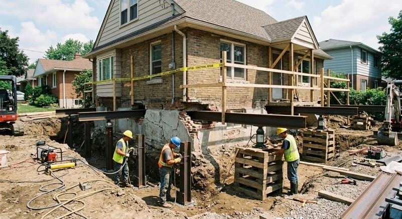 House Foundation Repair in Burlington, NC