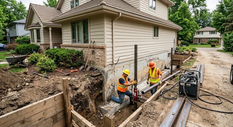 House Foundation Repair in Randleman, NC