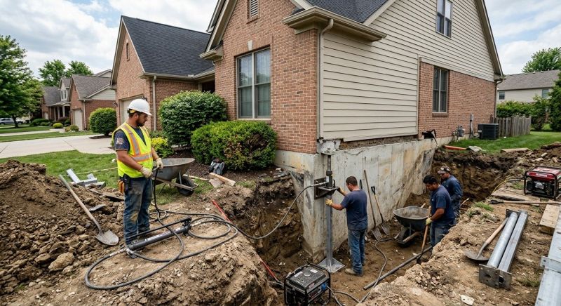 House Foundation Repair in Thomasville, NC