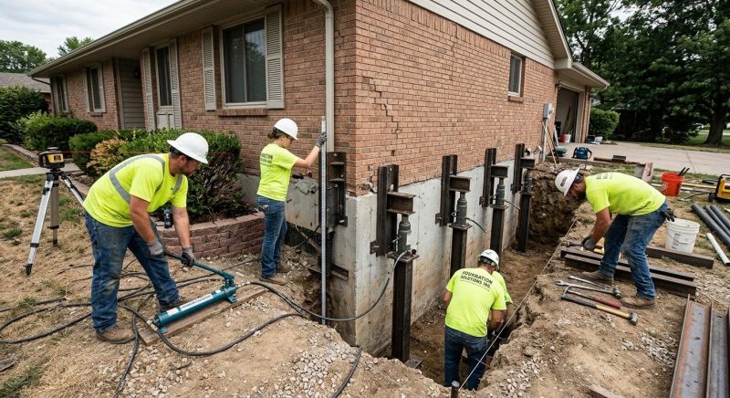 Settling Foundation Service in Reidsville, NC