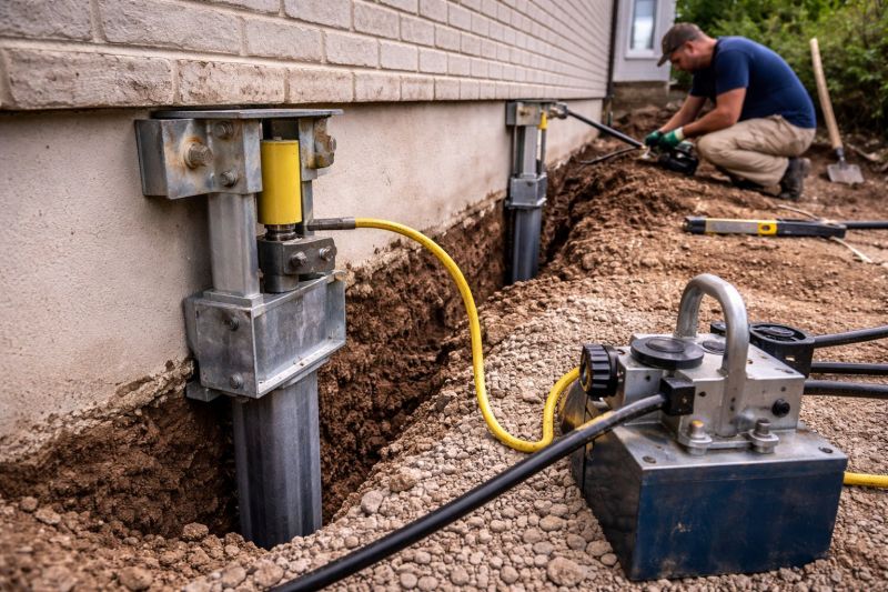 Sinking Foundation Repair in Haw River, NC