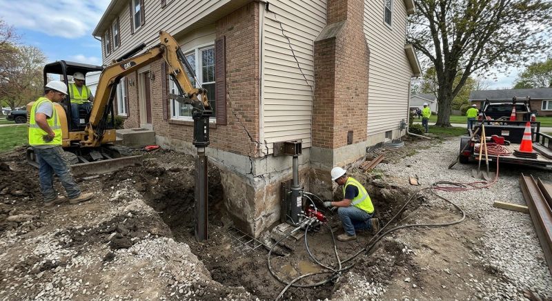 Sinking Foundation Repair in Oak Ridge, NC