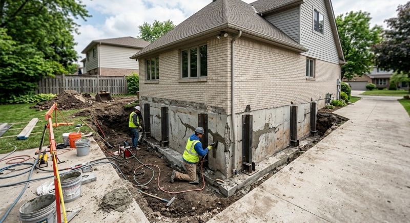 Sinking Foundation Repair in Ramseur, NC