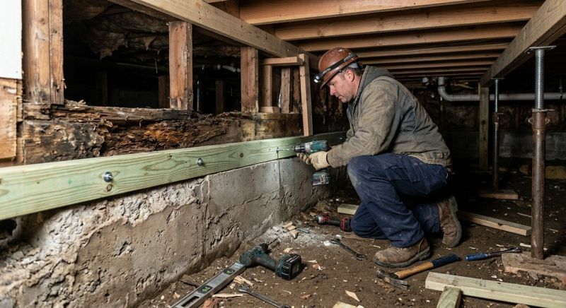 Sinking Foundation Repair in Thomasville, NC