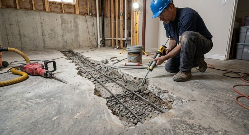 Slab Foundation Repair in Greensboro, NC