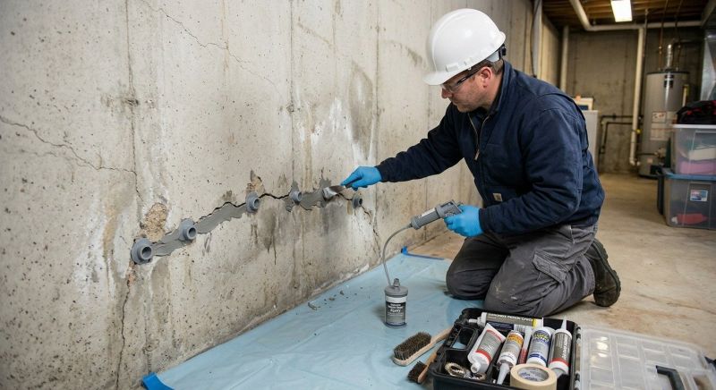 Structural Crack Repair in Greensboro, NC