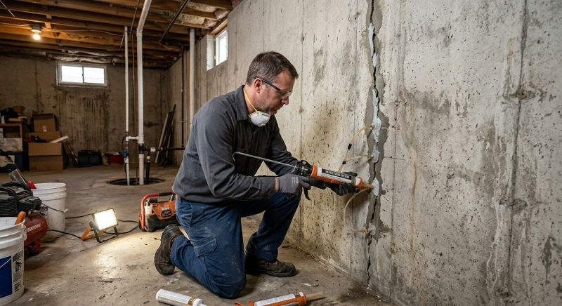Structural Crack Repair in Greensboro, NC