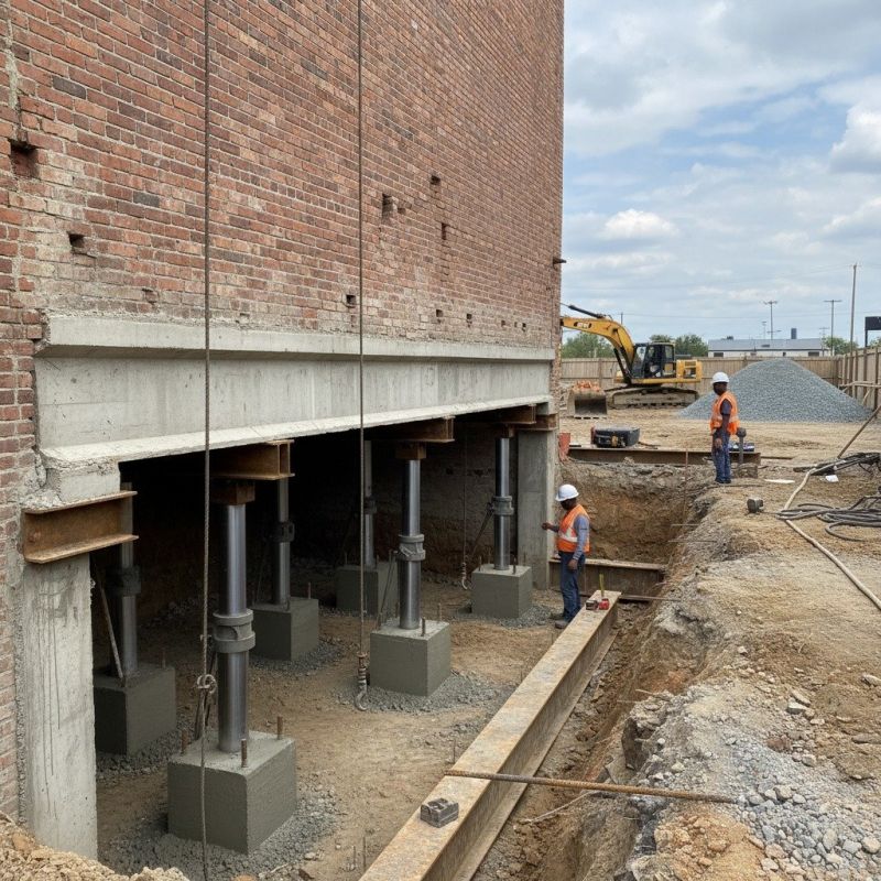 Structural Underpinning in Greensboro, NC