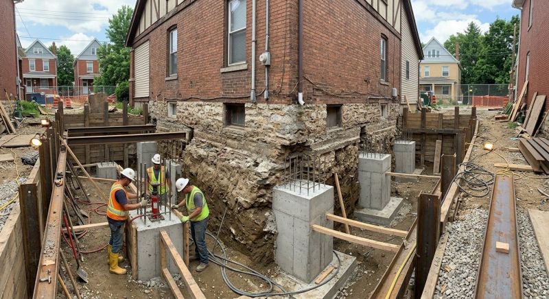 Structural Underpinning in Greensboro, NC
