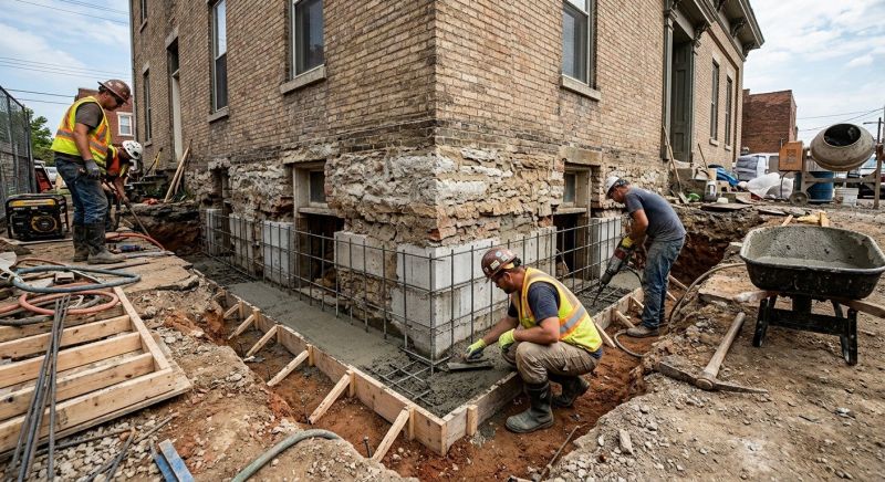 Underpinning Repair in Greensboro, NC